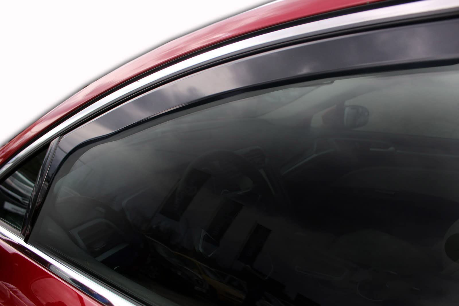 J&J AUTOMOTIVE Windabweiser passend für Volkswagen Id.3 5-Türer ab 2020 2tlg, Heko Regenabweiser Vorne Getönt Dunkel Passform