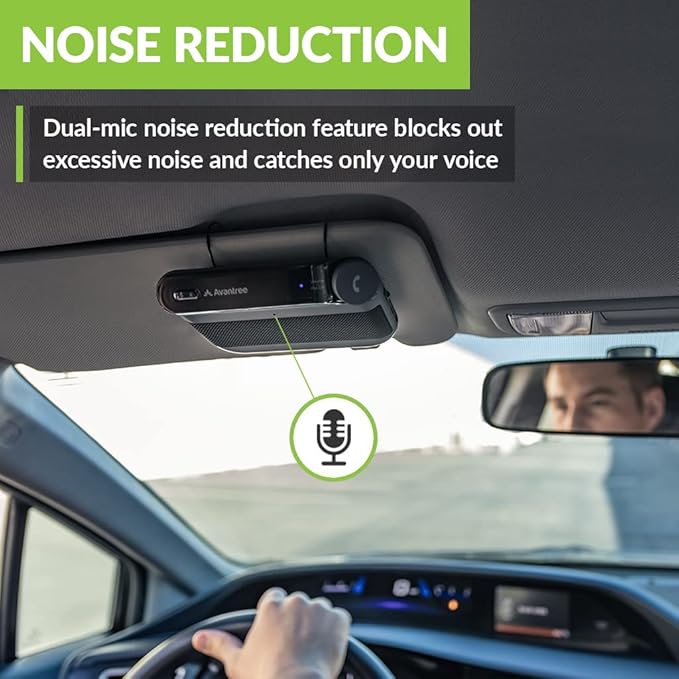 Avantree Roadtrip Altavoz Bluetooth para Coche y Transmisor FM Manos Libres 6W miniatura 2