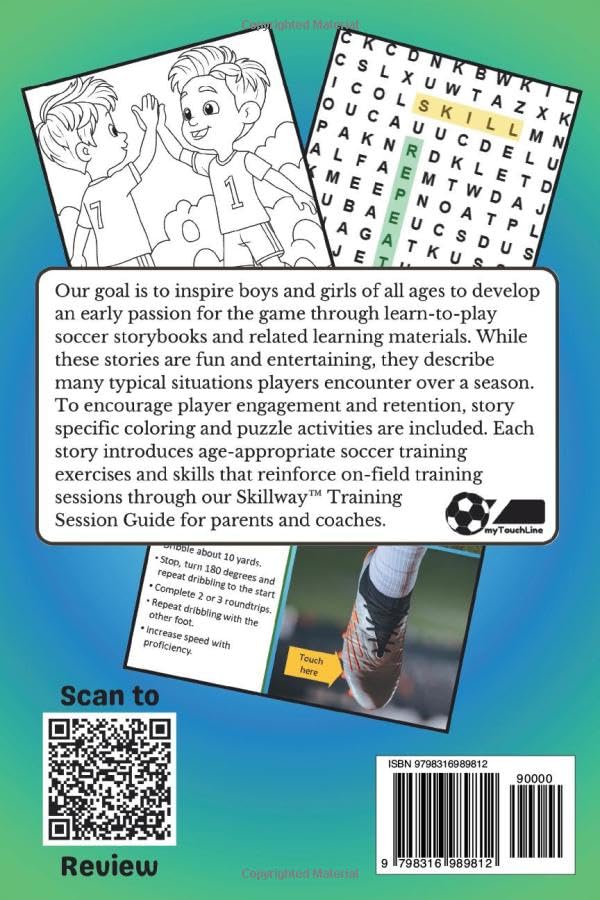 Liam's First Soccer Team: Learn-to-play Soccer Storybook | Plus Coloring and Puzzle Activities | And, Training Session Guide - Image 2