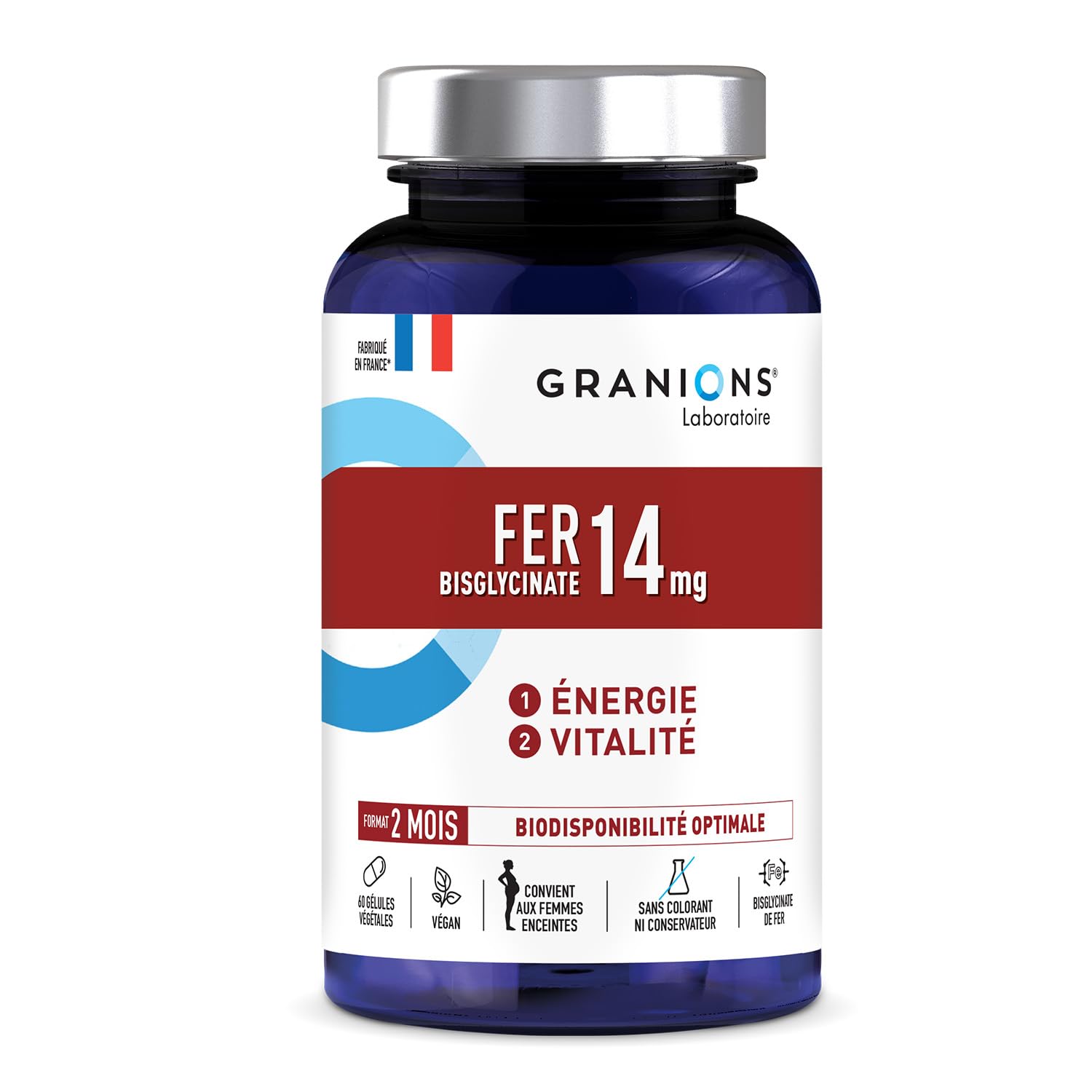 Granions Fer ÉNergie Vitalité 60Caps Vegetales-image