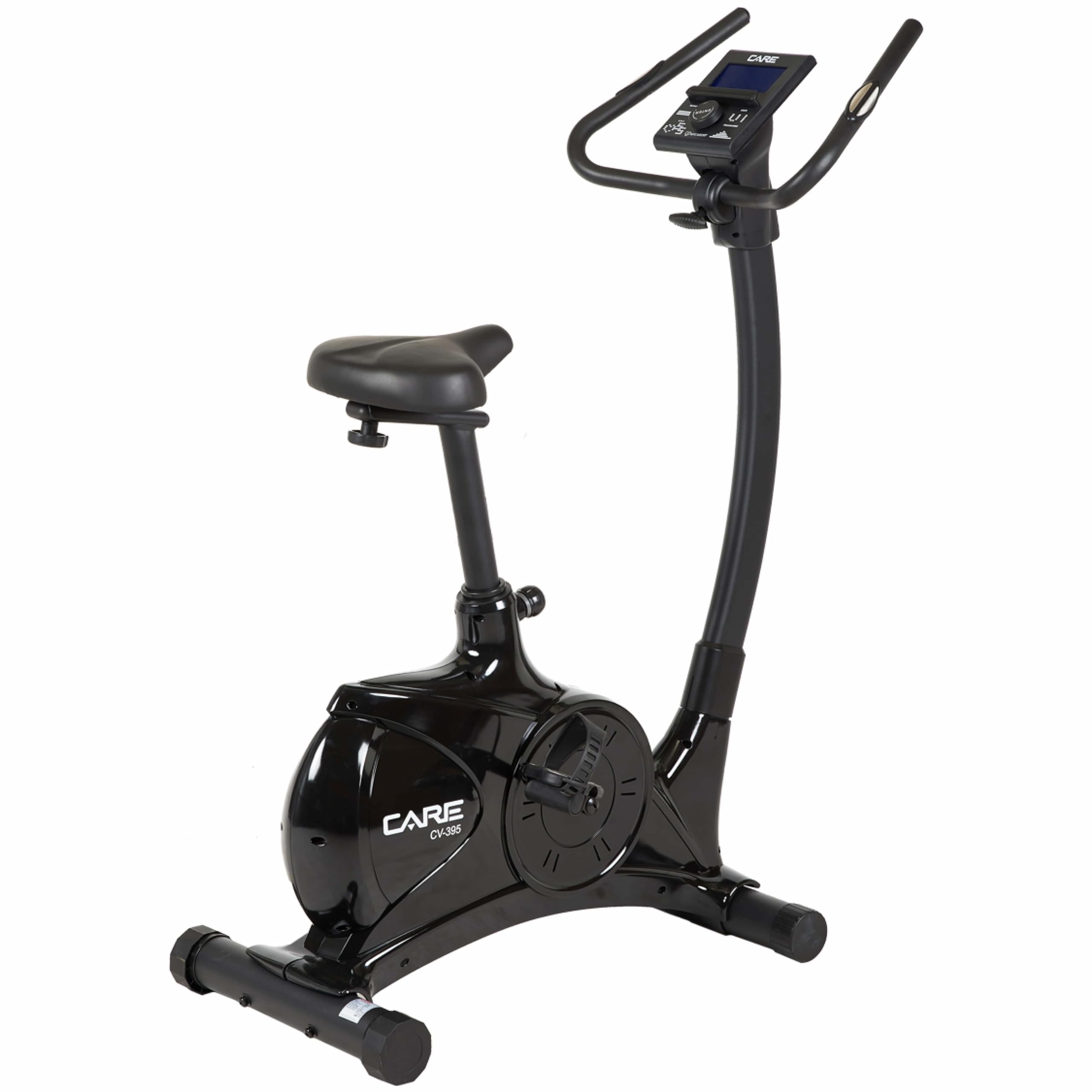 Care Fitness - Vélo d'Appartement Motorisé CV-395 - Vélo Droit 24 Programmes d'Entraînement - Masse d'Inertie 12kg - Résistances Magnétique Motorisée - Connectivité Application Mobile/Kinomap