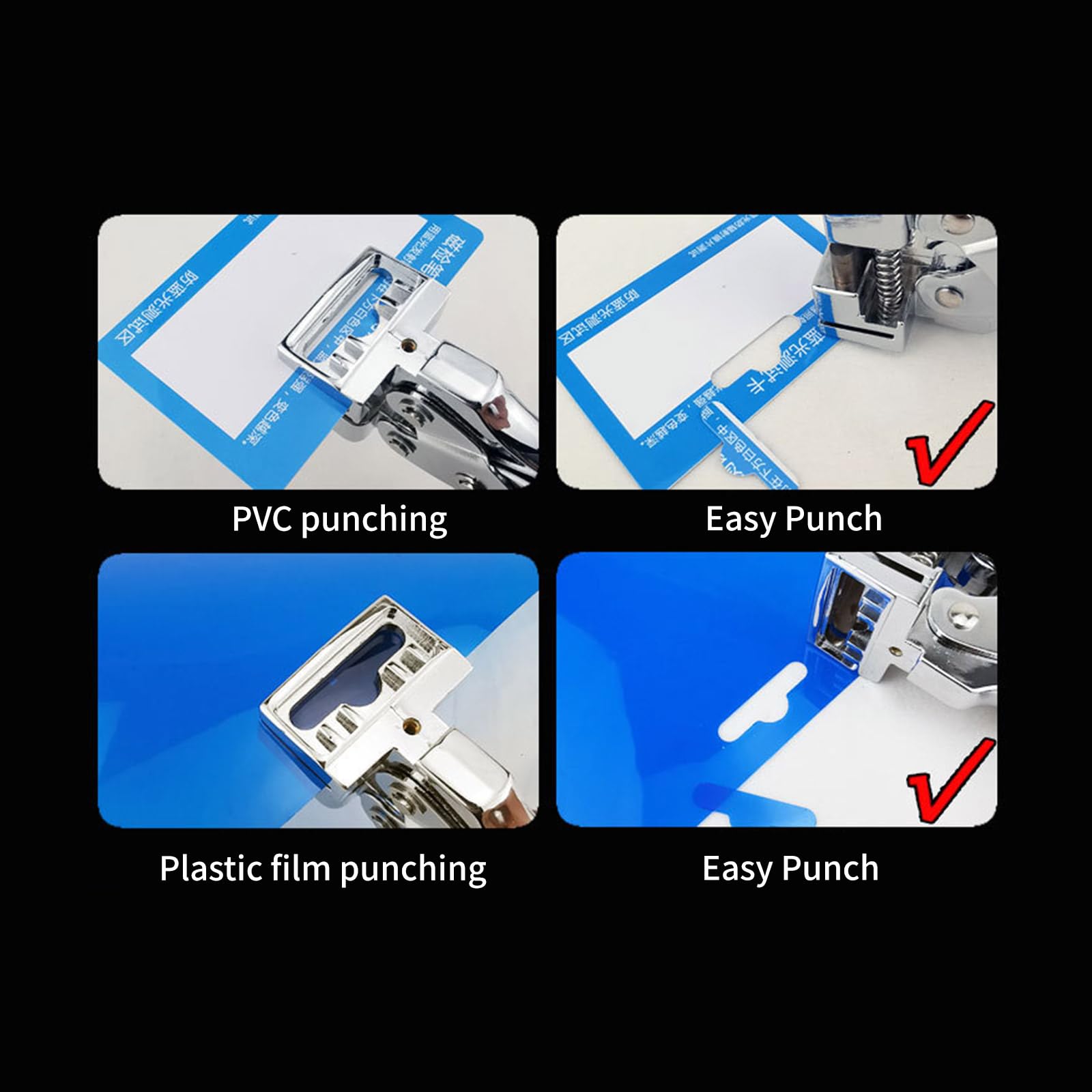 Perforatrice multiuso a forma T Maniglia ergonomica in lega zinco per cartoncino Organizzazione documenti in PVC Archiviazione Carta Perforatrice a forma T