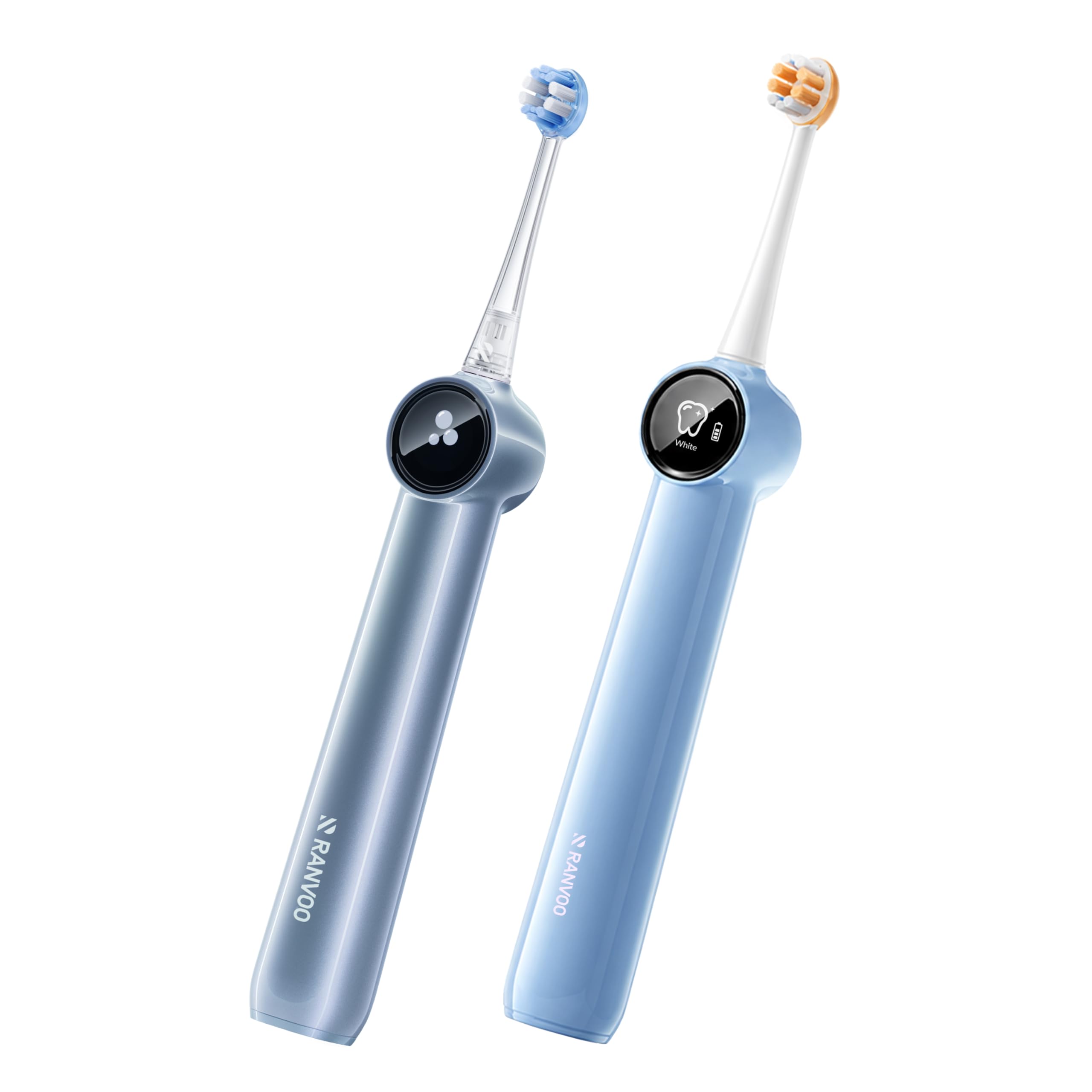 RANVOO Save $41 to Get AirJet X3 Extra Electric Toothbrush Blue and AirJet X5 Electric Toothbrush Together