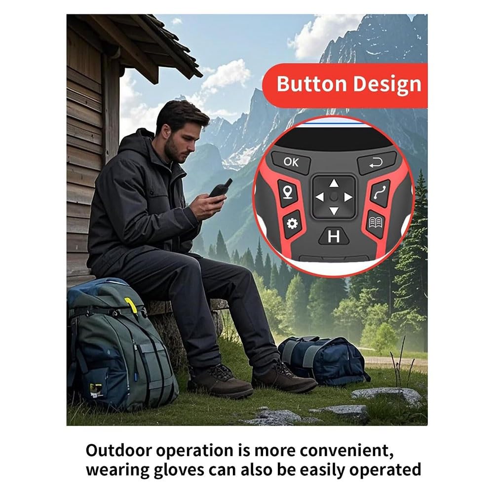Per il e L'Escursionismo, GPS Portatile A6 con Supporto Multi-GNSS, di Navigazione GPS per Appassionati di Attività All'Aperto.