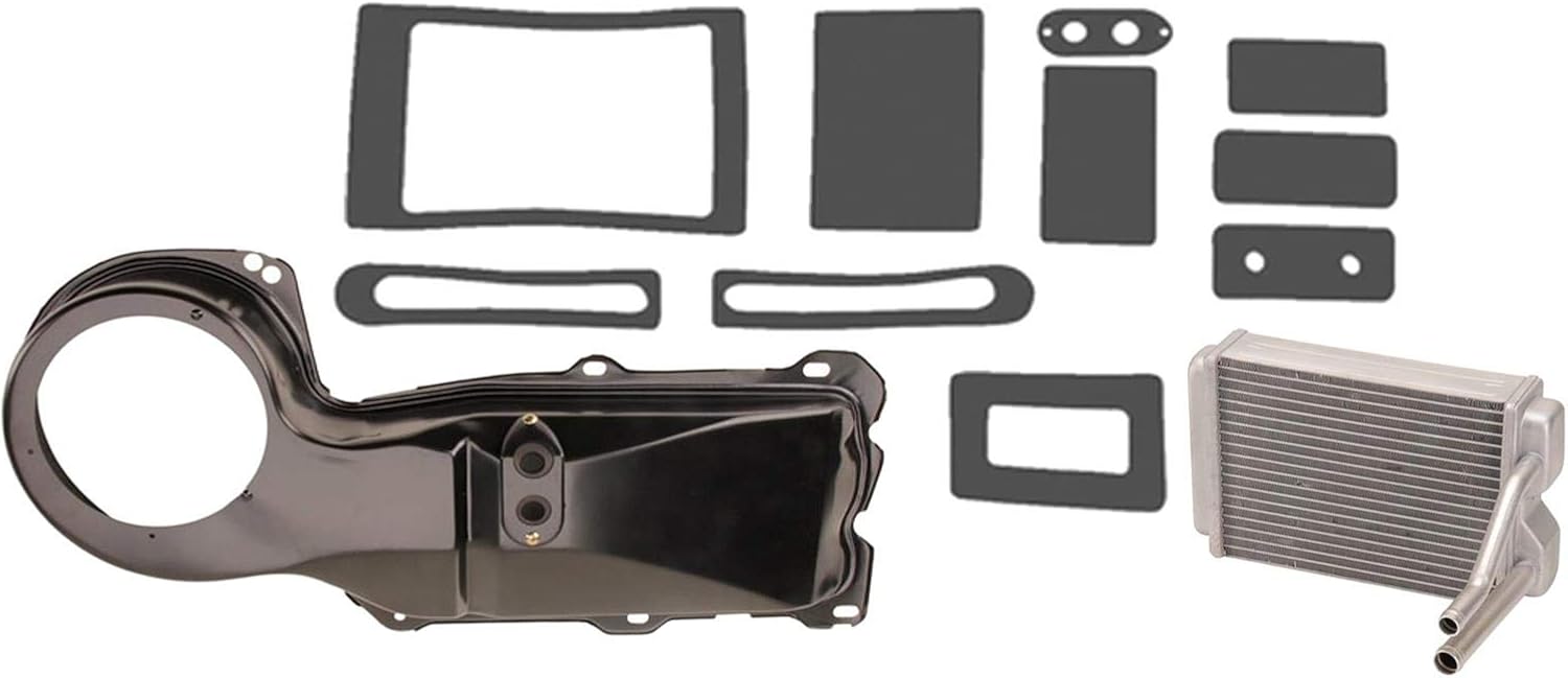 Speedway Motors Big Block Heater Box Assembly Kit with Heater Core and Seal Kit, Firewall Heater Housing Compatible with 1967-69 Camaro, 1968-72 Nova, 1964-72 Chevelle