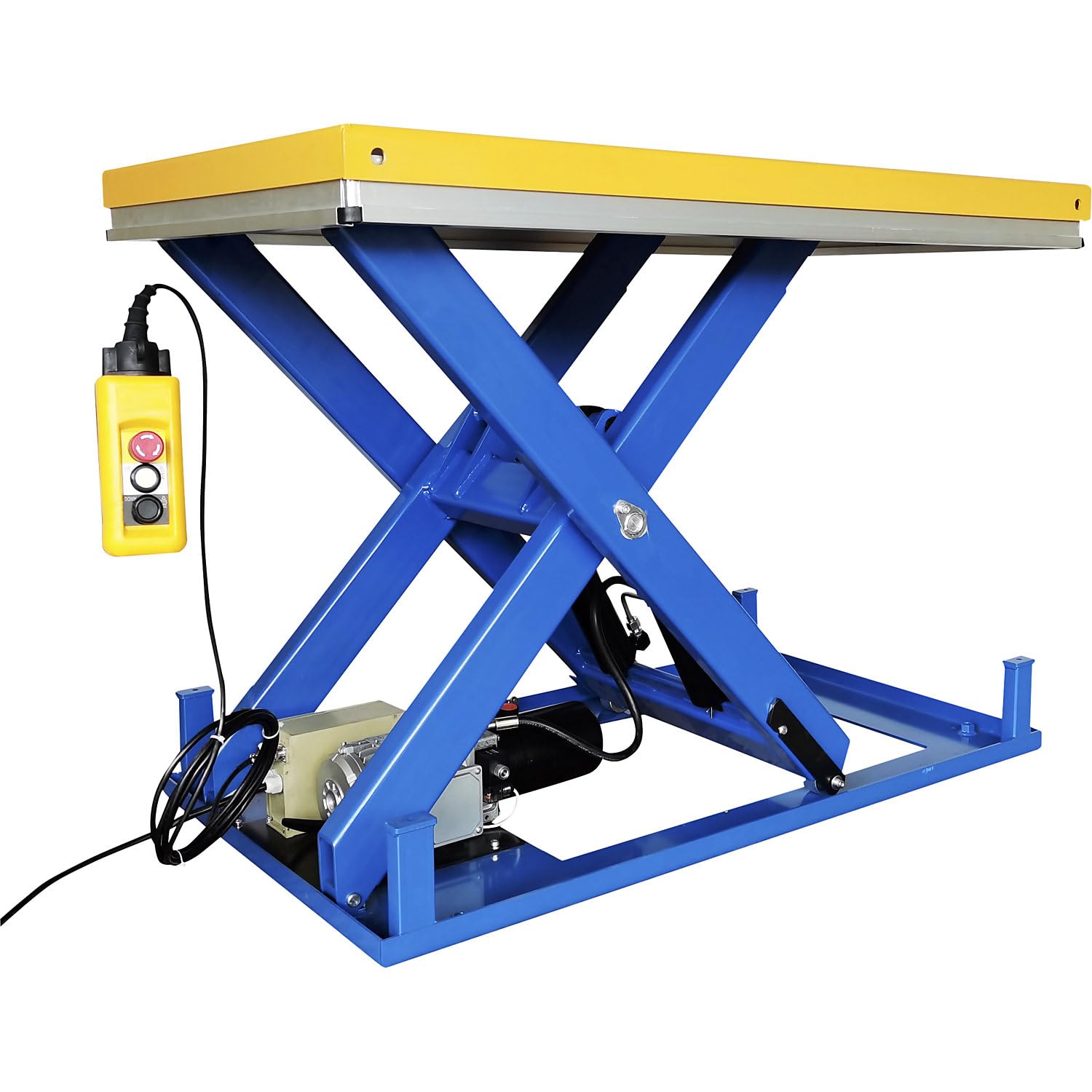 eurokraft | Table élévatrice | force 2200 kg | dim plate-forme L x l 1350 x 800 mm