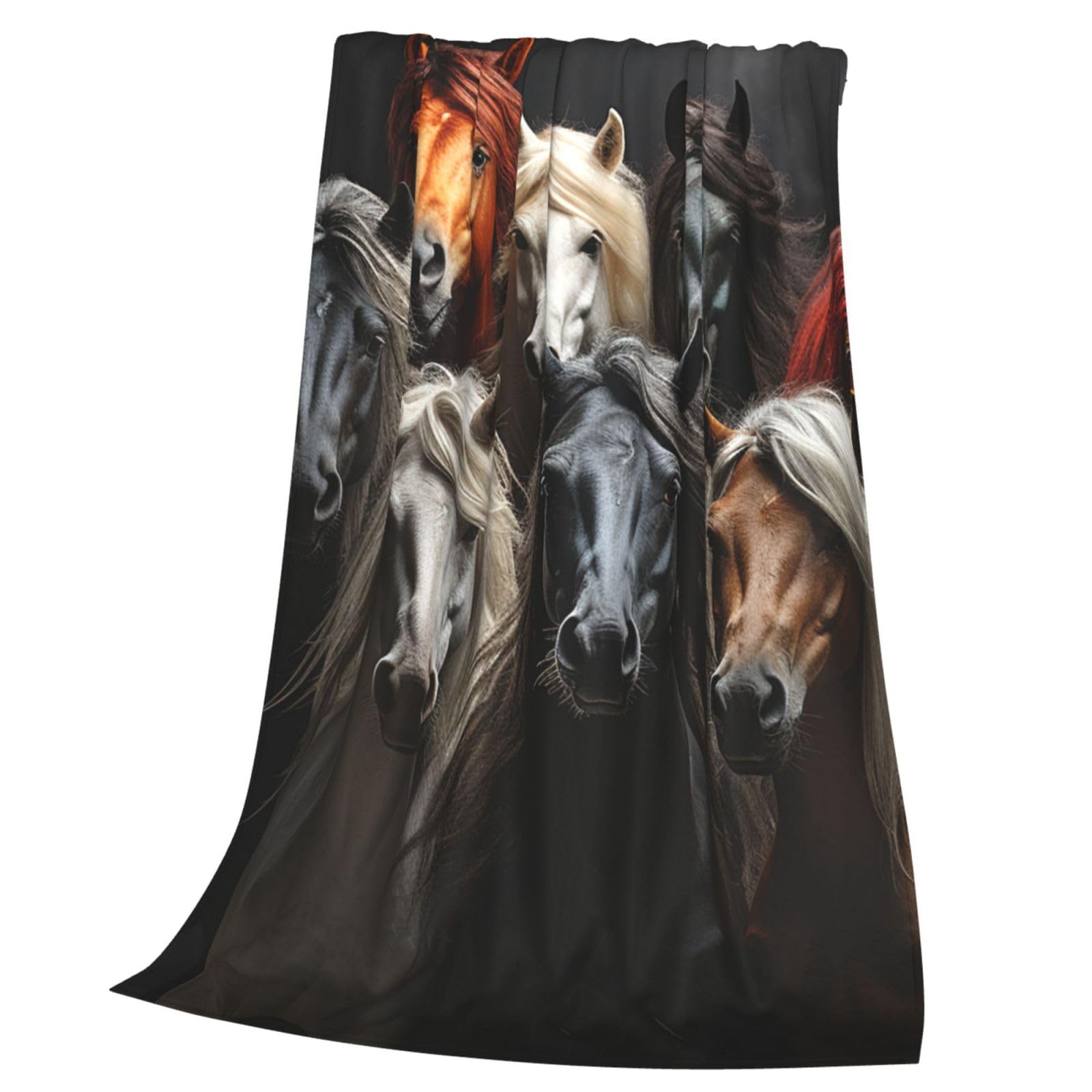 Couverture légère chevaux résolvant le froid nocturne en microfibre douce