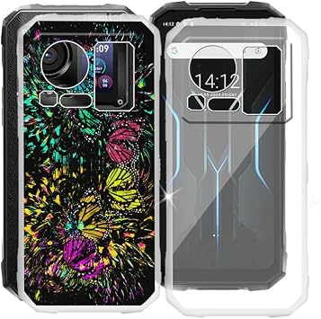 for Hotwav Hyper 7 Pro Case, WXPPJ Full Body Protection Shockproof Cover Case, Transparent Soft Silicone TPU Back Cover Bumper Phone Case for Hotwav Hyper 7 Pro 6.60" - [2 Pieces]