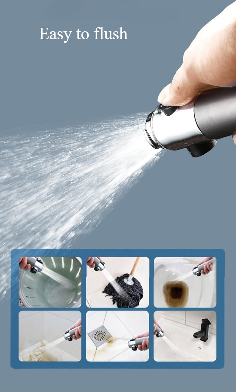 Filtered Showerhead™ - Cabezal de ducha con filtro de agua de alta presión de 1,5 m para una experiencia de ducha limpia y sin cloro, fácil de instalar, estilo spa