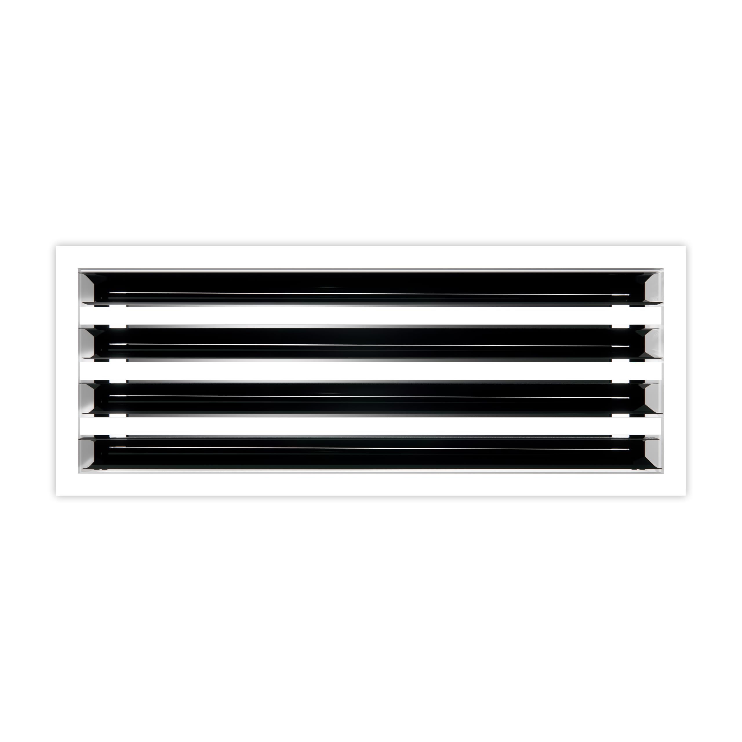 MAIER INTERNACIONAL – 12x6 Modern AC Vent Cover - Decorative White Air Vent - Standard Linear Slot Diffuser 100% Aluminium - Ventilation Grille for Ceiling, Walls & Floors