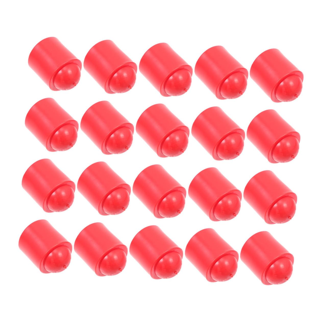BESTonZON 25Pcs Pool End Protectors Durable Billiard Rod Caps for Snooker Cues Essential Billiard Accessories for Enhanced Gameplay and Maintenance