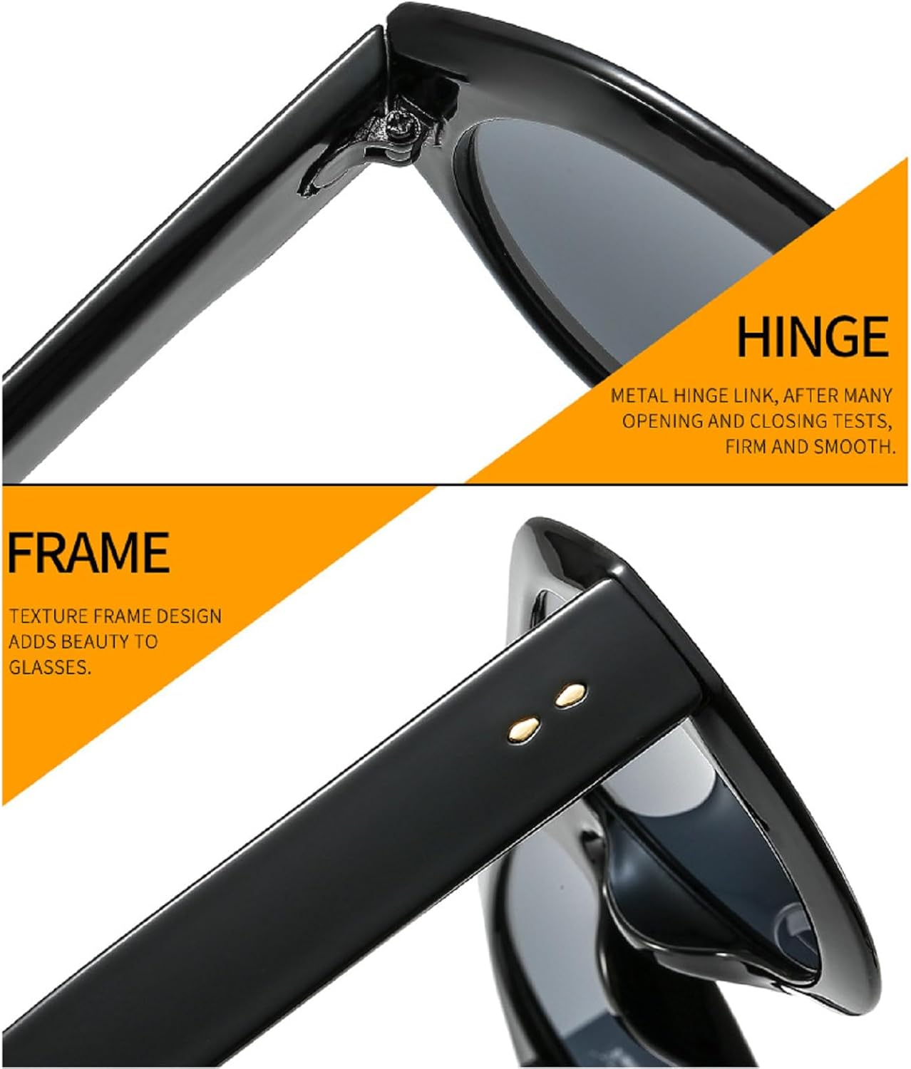 Popular Fashion Pilot Sunglasses Women Shades UV400 Retro Rivets Decoration Gradient Trending Men Round Sun Glasses - Image 5