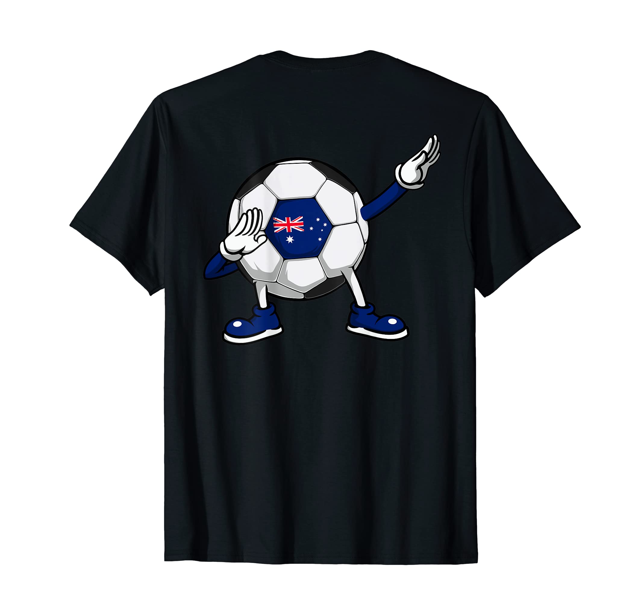 Teeisle Australia SoccerDabbing Soccer Australia Jersey Australian Football Lovers T-ShirtOEKO-TEX STANDARD 100
