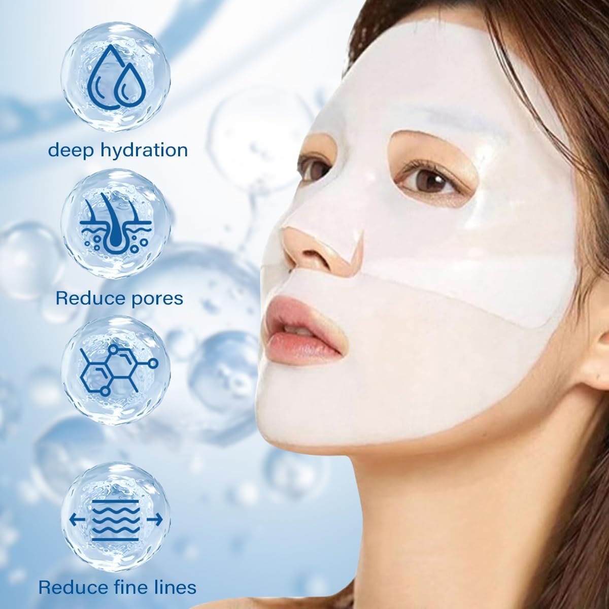 Bio Collagen Face Mask Overnight, Bio Collagen Real Deep Mask Overnight, Collagen Overnight Mask, Beauty Bio Collagen Mask - Image 4