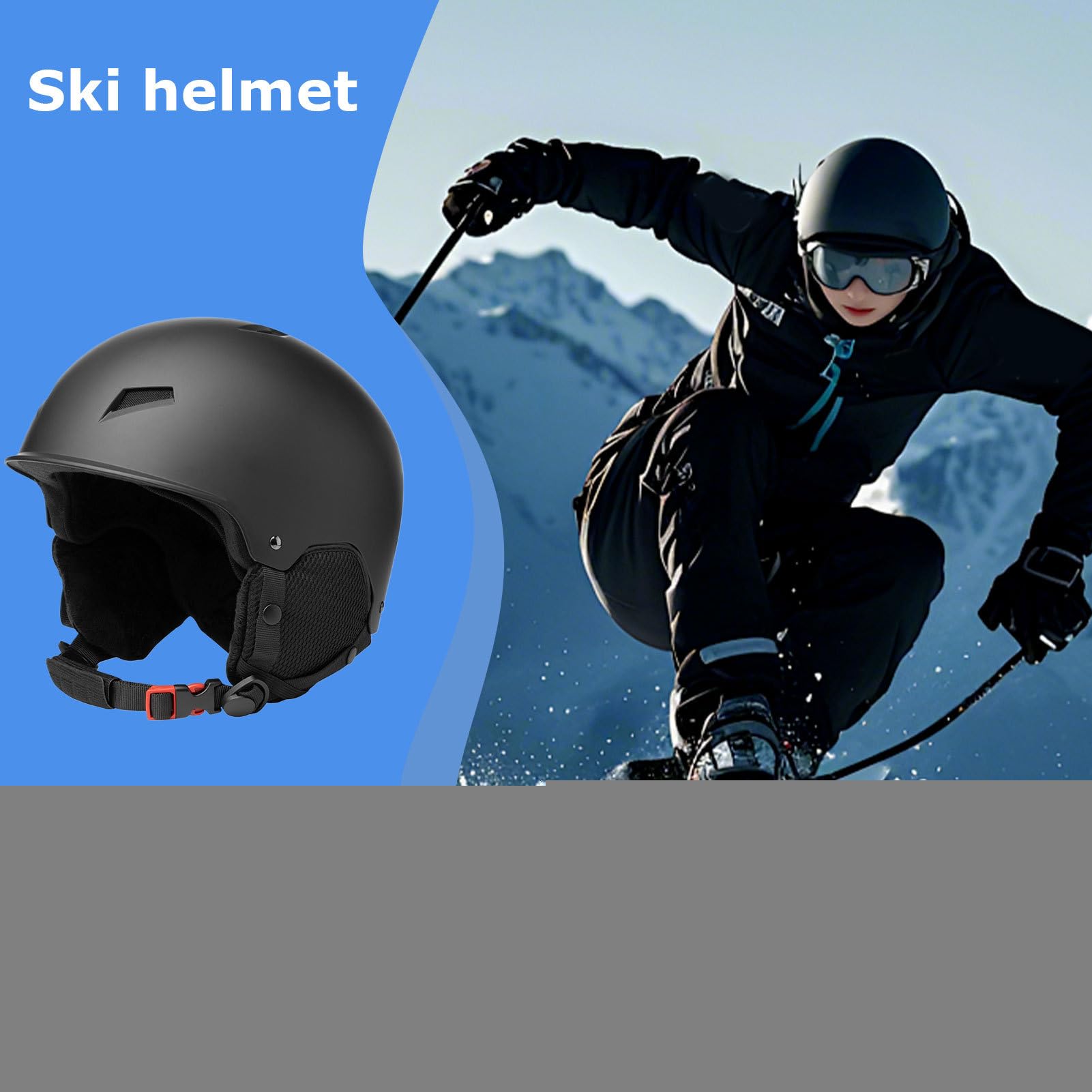 Kobiety snowboardowe, kaski narciarskie Mężczyźni Szokujący sprzęt