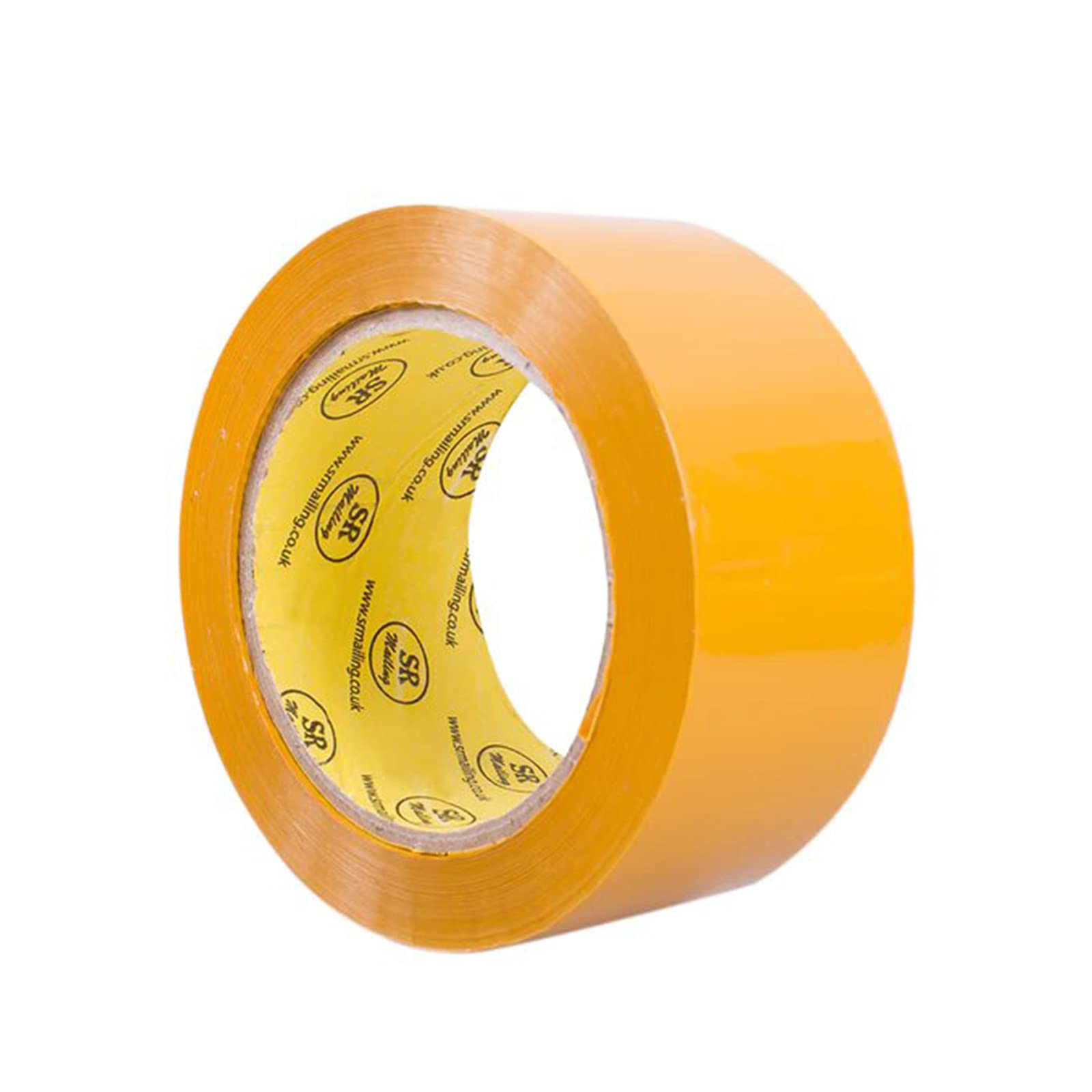 H&H HOMEDECOR LTDH&H HOMEDECOR LTD Yellow Brown Tape Carton Sealing Tape Heavy Duty Adhesive Shipping Tape for Moving Boxes, Office, Storage Packaging Tape 48mm X 92m (Pack of 2)