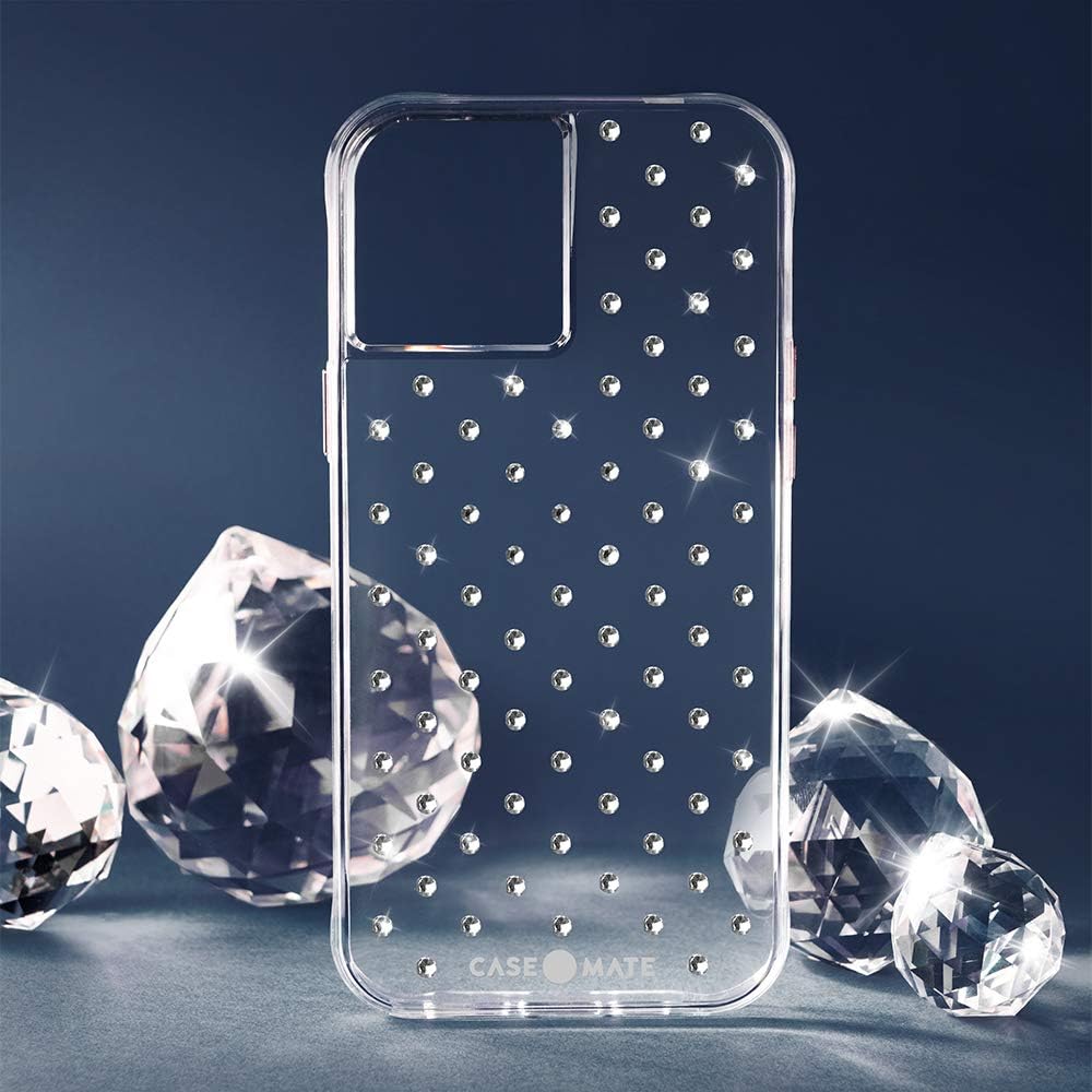Case-Mate - Sheer GEMS - Case for iPhone 12 and iPhone 12 Pro (5G) - 10 ft Drop Protection - 6.1 inch - Sheer Gems