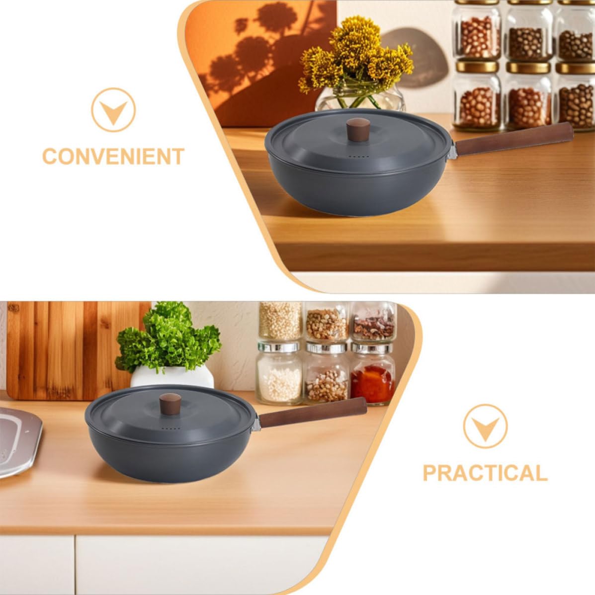 Mini Sartén Portátil de Camping para Cocinar al Aire Libre