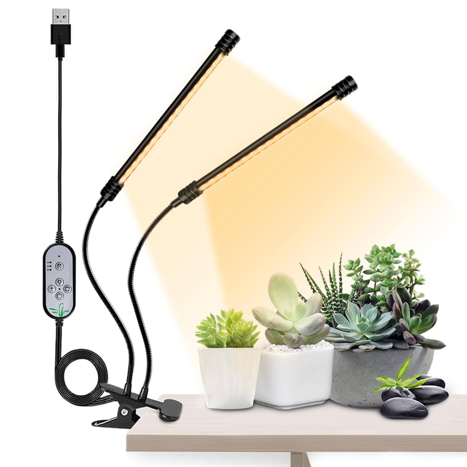 Lampada Per Piante Con 48 LED - Spettro Completo, Timer E Altezza Regolabile - Foto 7