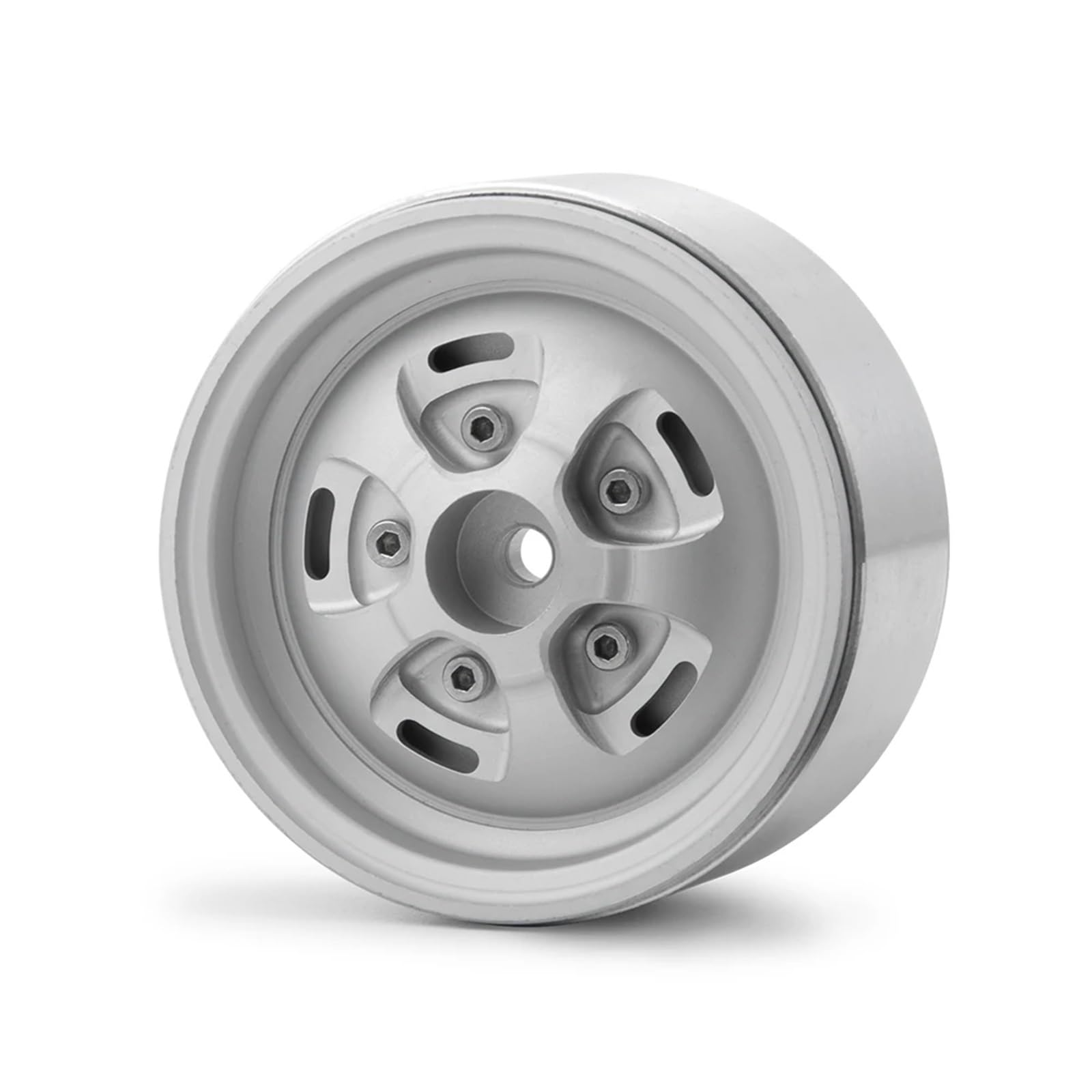 Accessoires RC pour Axial pour SCX10 90046 CC01 D90 pour TRX4 F350 pour TRX6 1/10 4 Pièces 1.9 Pouces Jantes À Billes Jantes De Voiture sur Chenilles RC Moyeux