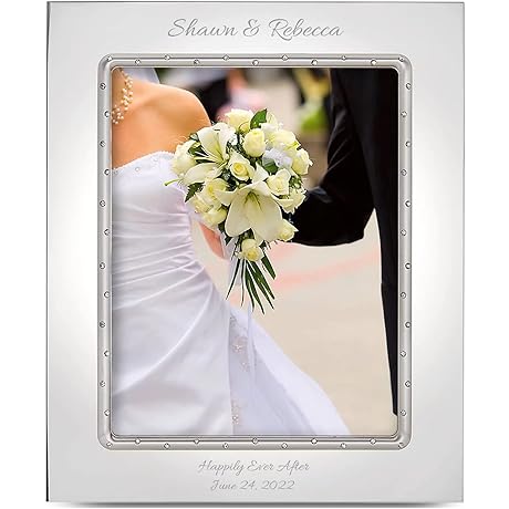 Lenox Devotion Personalized Wedding Photo Frame