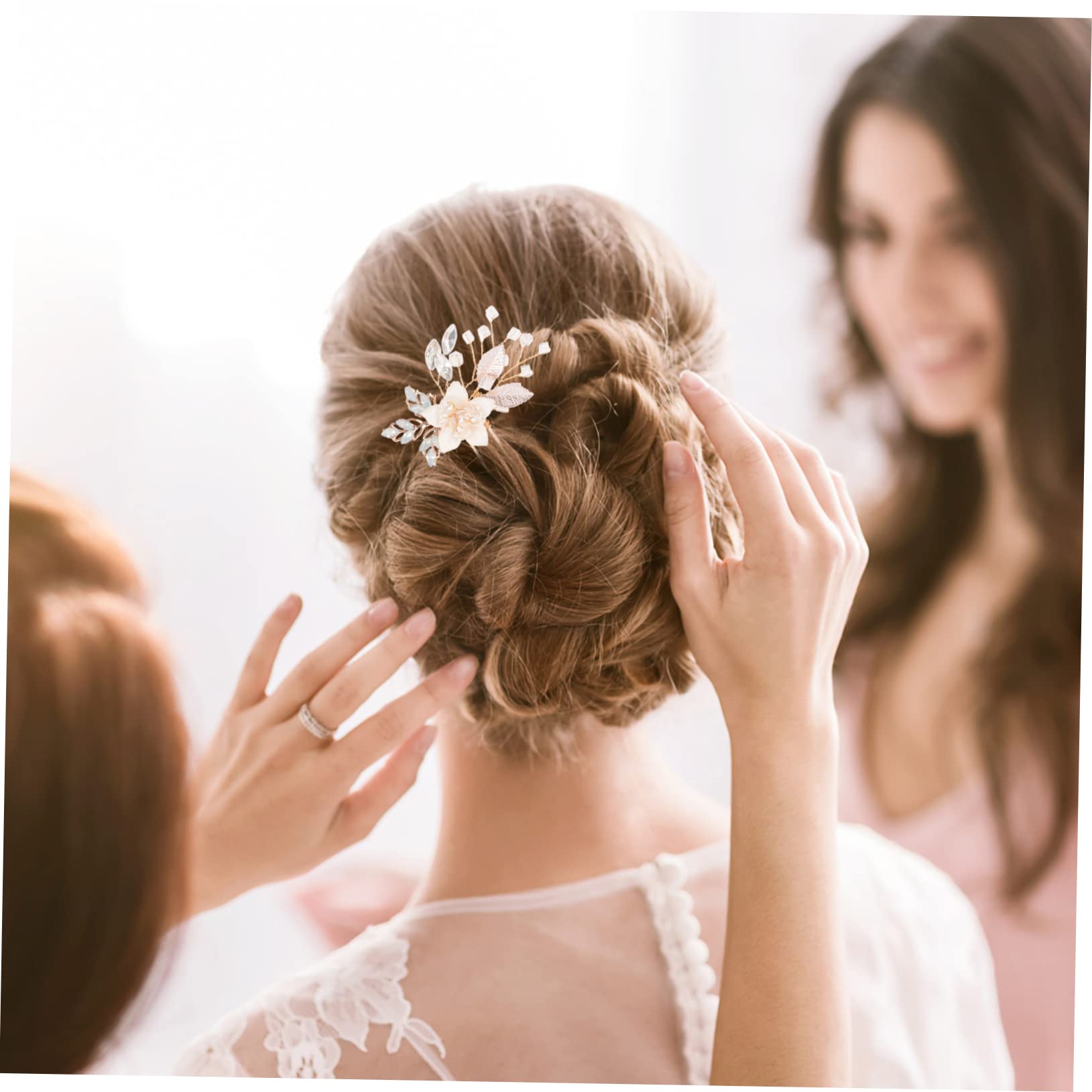 DOITOOL 5paare Rhinestone Flower Haarspangen Für Hochzeiten Elegante Braut Haarschmuck Mit Funkelnden Wasserdiamanten Für Einen Unvergesslichen Auftritt Bei Feierlichkeiten Und Festen