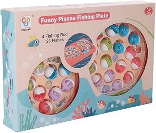 3A Unisex 849 Plastic Funny Pisces Fishing Plate Toy 1 Piece Multi Color