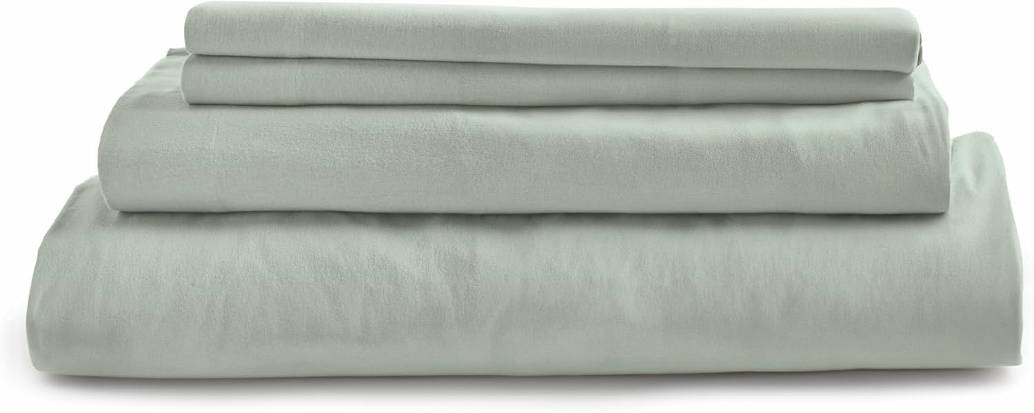 Modern Threads 4-Piece 100% Cotton Flannel Sheet Set – Soft and Durable for Every Season, Brittany Full