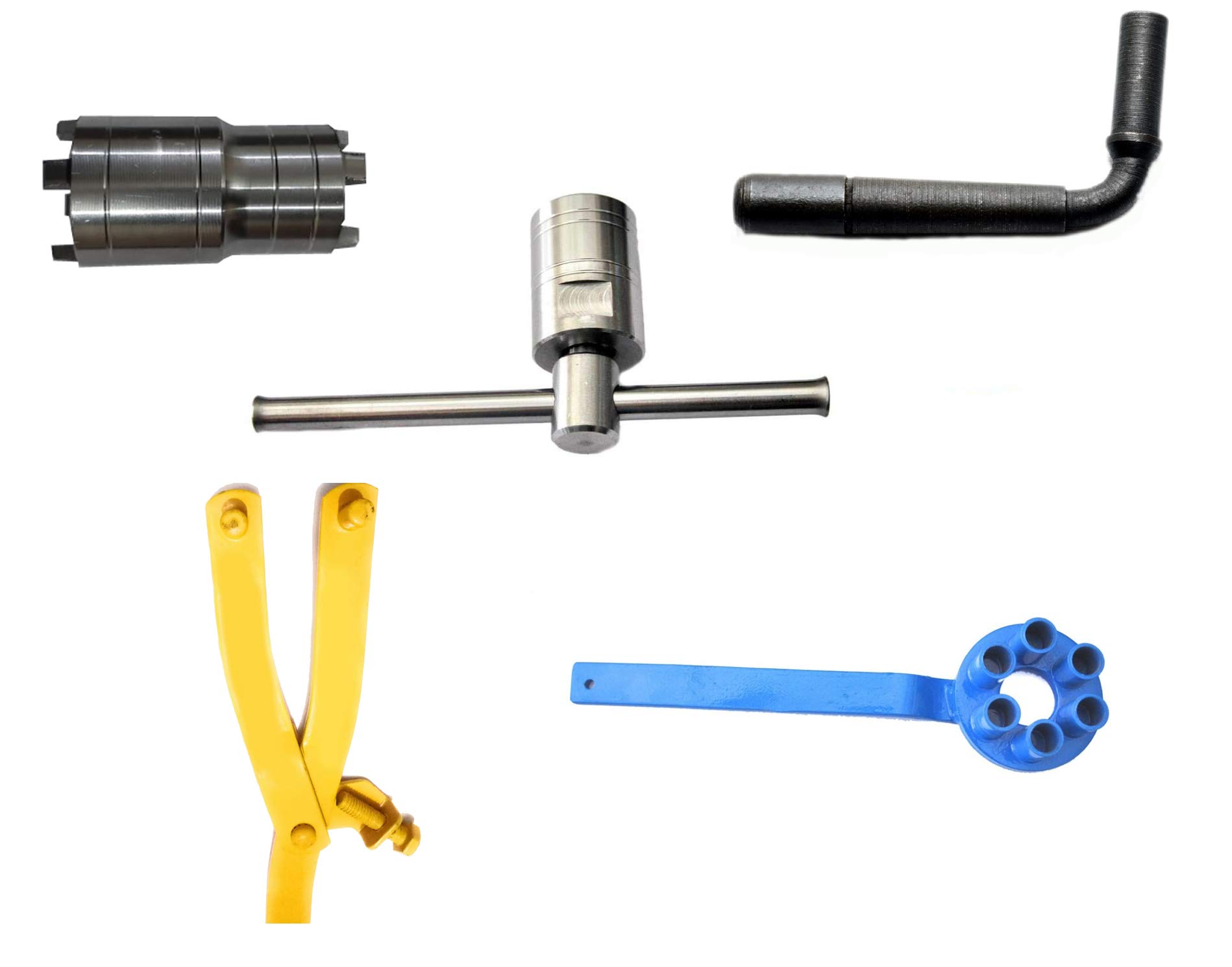 GIZMO 5 Pieces Repairing Tool Set Super Splender Passion Pro Motorbike Made on CNC Machine -Magnet/Flywheel Puller, Clutch Nut Spanner,Timing Grary Set, 6 Pin Clutch Holder, Tappet key, Magnet holder-image-24