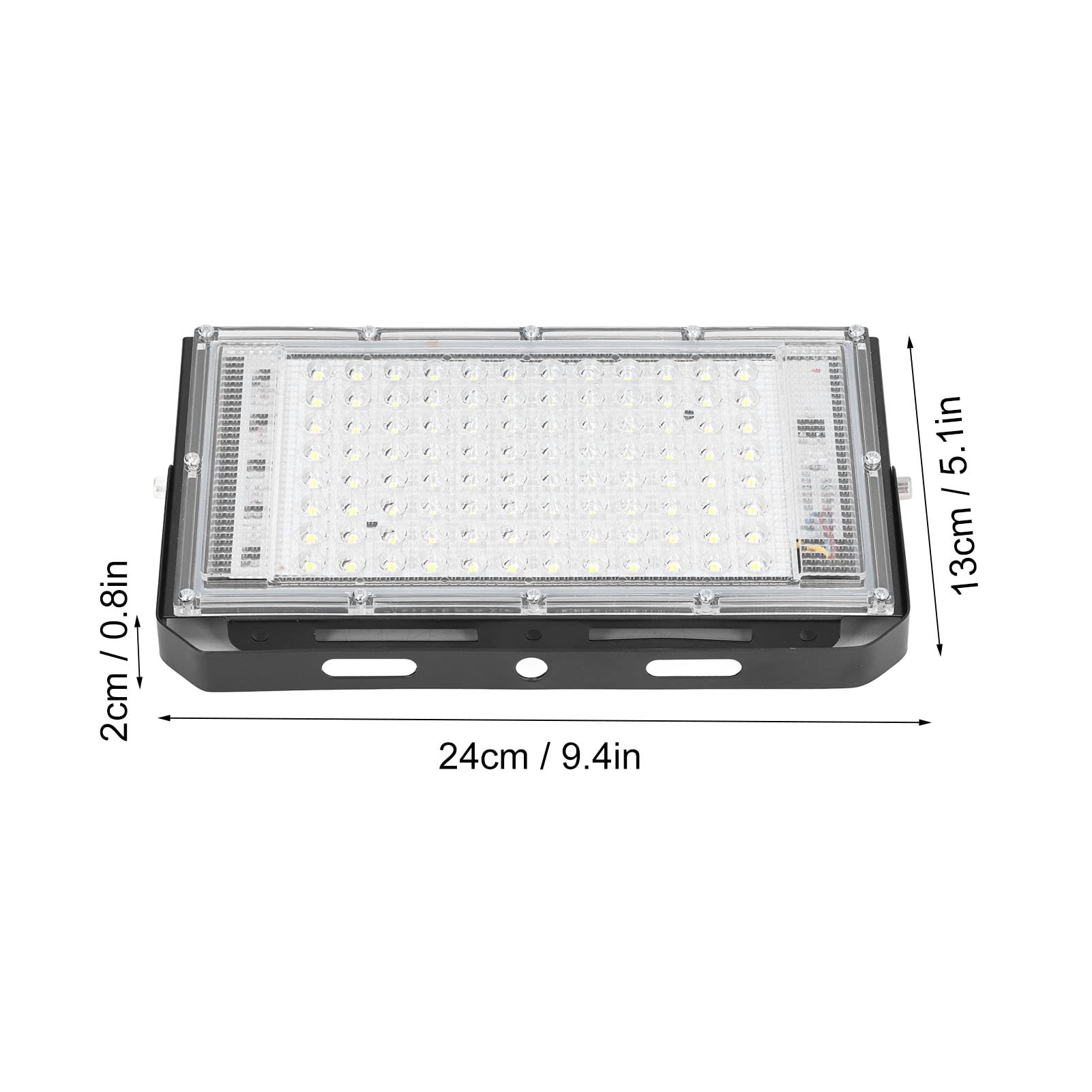 Fafeicy LED Floodlight Outdoor 100W 10000LM IP65 Waterproof Security Light for Garage Yard Lawn with 120 Degree Beam Angle - Image 2