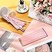 Tinlade 50 Pcs Triangular Grip Pencils Wood Wedding Pencils HB Graphite Pencil Pack Eraser for Baby Shower Drawing Sketching Bridal Shower Office Supplies(Pink)