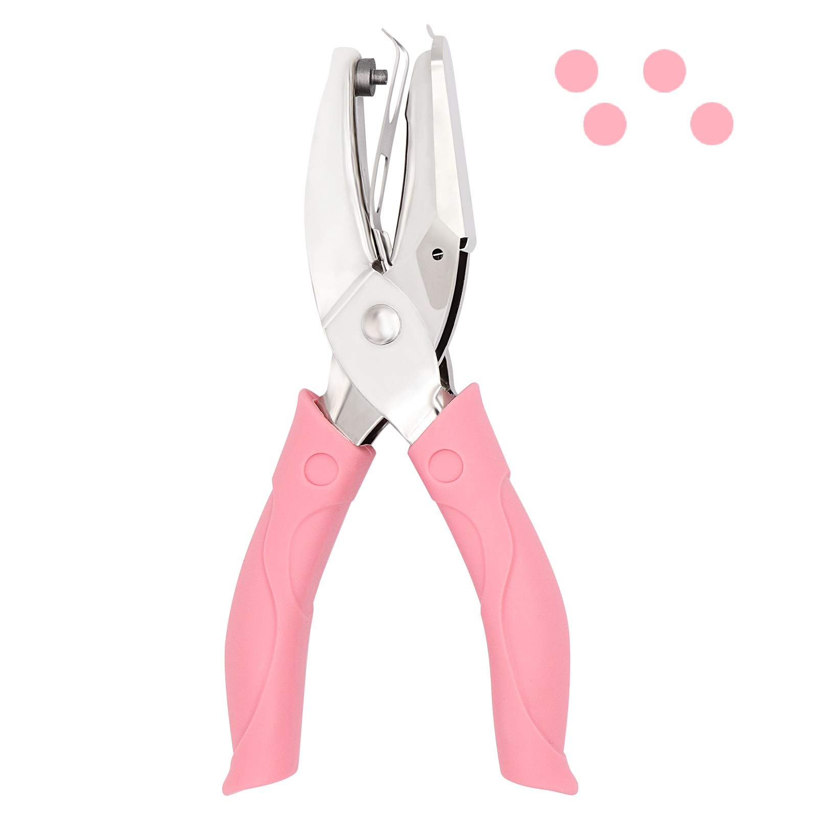 Jeemiter1/16 Inch Small Hole Punch with Soft-Handled for Tags