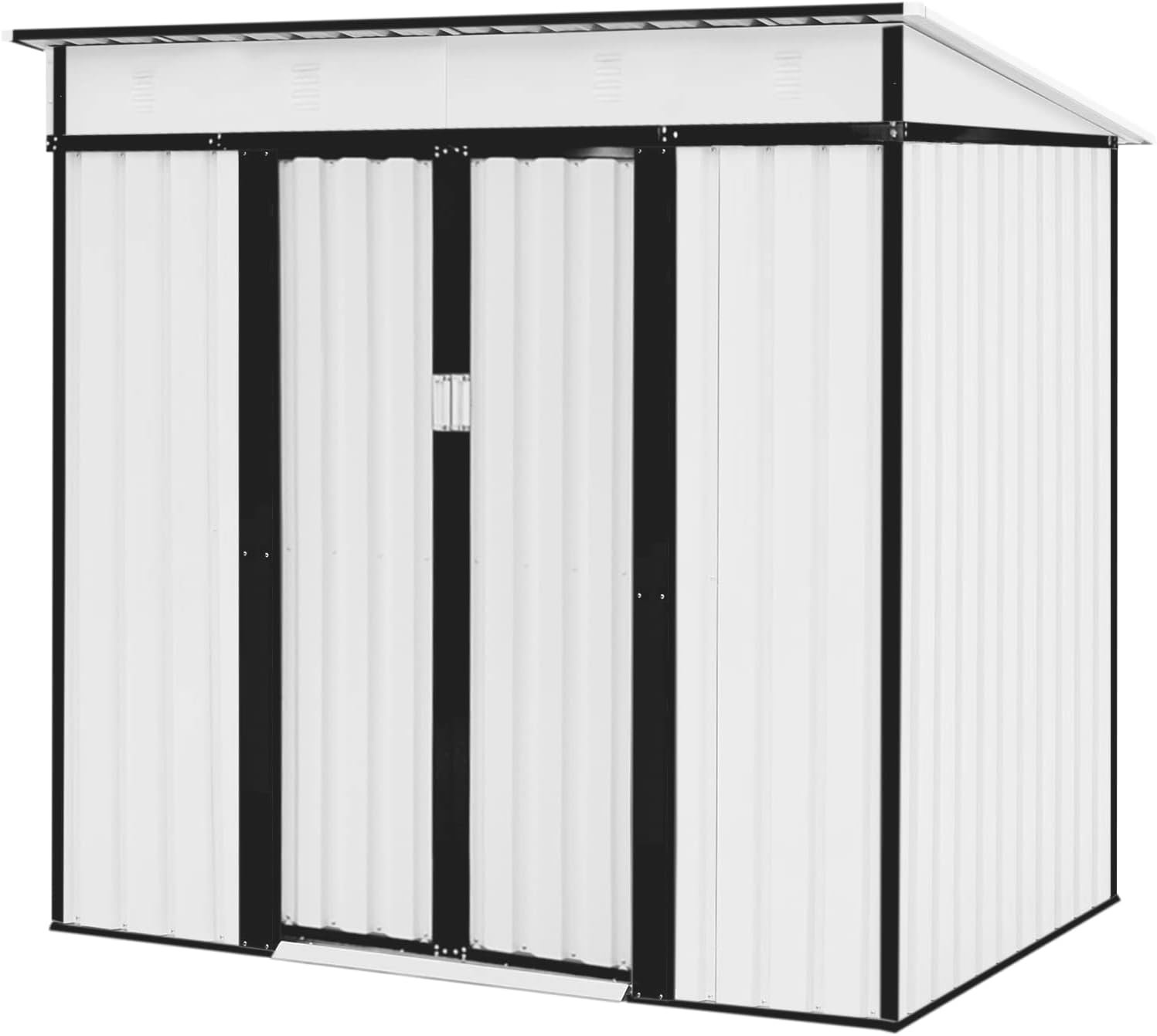 Patiomore 4X6 FT Outdoor Garden Storage Shed Yard Storage