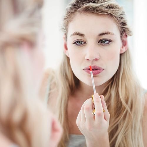 Miniatura 5 de 15 piezas de mini tubo de brillo de labios, varita de diamante sintético transparente, recipiente de plástico vacío para bálsamo labial, contenedor