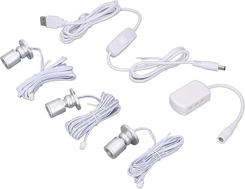 Miniatura 4 de Garosa Mini proyector LED, luces artísticas, luces de acento, pequeño foco regulable, iluminación de acento, lámpara de gabinete de joyería,