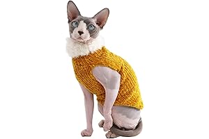 Sphynx Cat Winter Warm Faux Fur Sweater Outfit: A Purrfect Choice for...