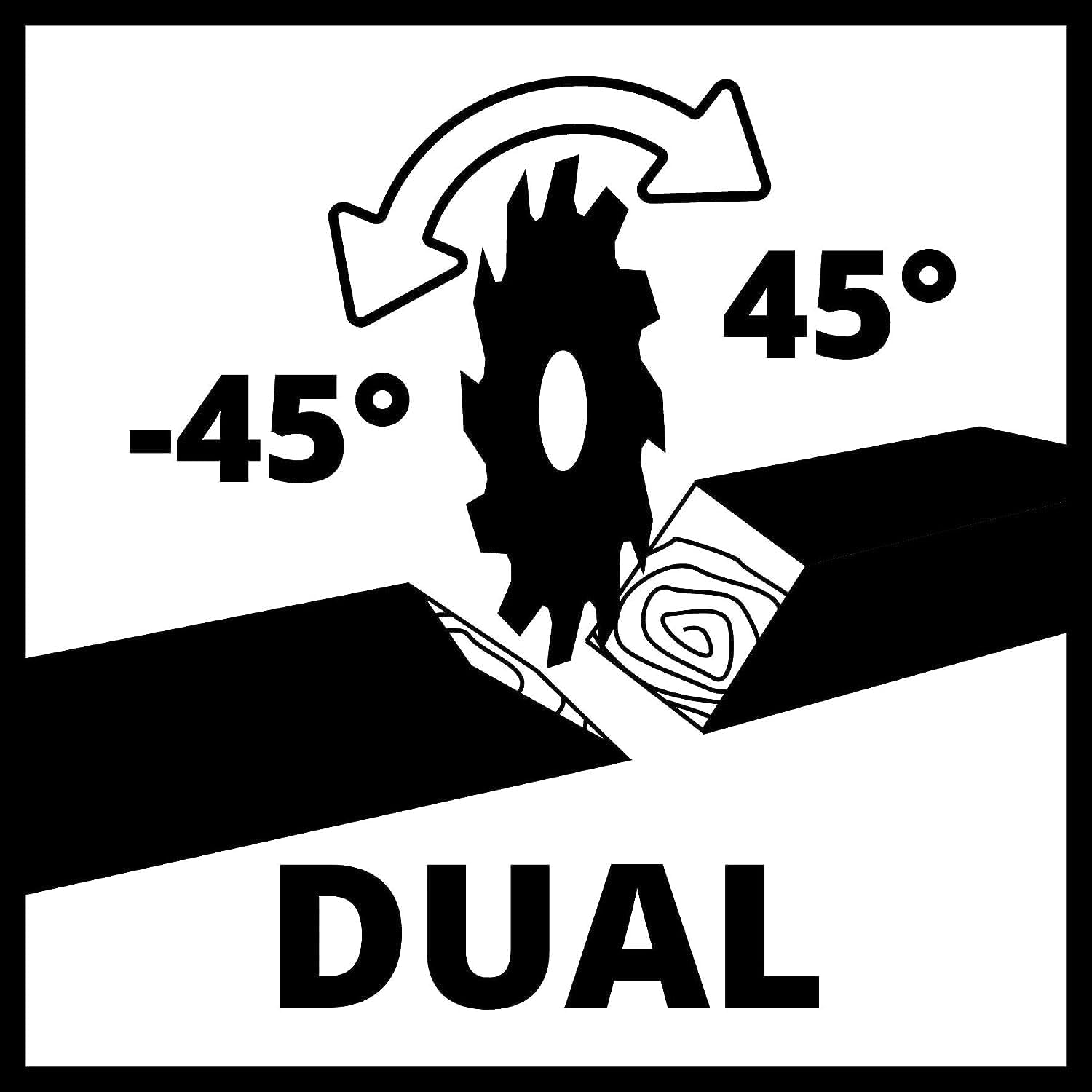 Einhell Ingletadora TC-SM 2131/1 Dual (máx. 1.800 W, 4.900 min-1, función de tracción integrada, tope de pieza, dispositivo de sujeción, incl. hoja de sierra de carburo de tungsteno, láser)