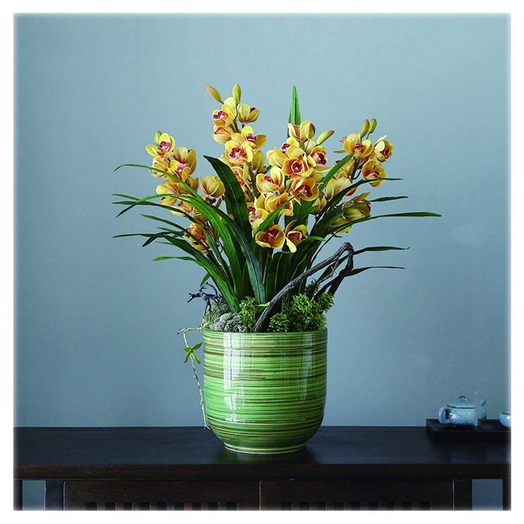 Fleurs artificielles de style simple bouquet jaune tendance Whelan High