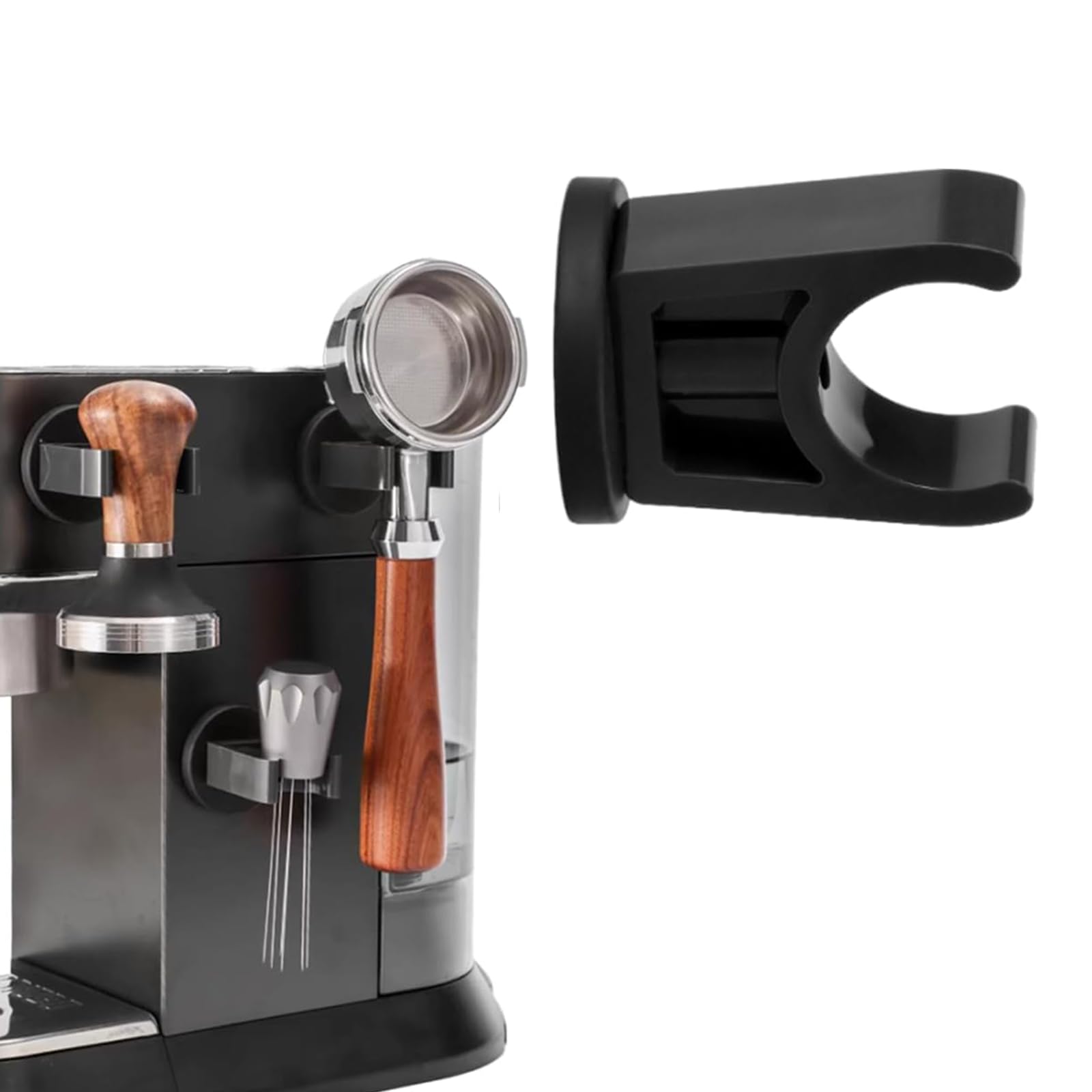 Soporte magnético de pared MIUPOO para portafiltro de espresso de 51, 54 y 58 mm