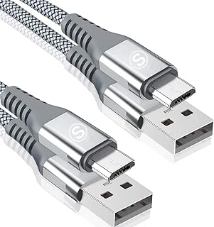 Micro USB Cable Charger Android (2 Pack 6ft) for Samsung Galaxy S7 Charging Cable, Phone Charger Cord Compatible with Samsung Galaxy S7 S6 J7 Note 5, Kindle, Xbox, PS4 and More