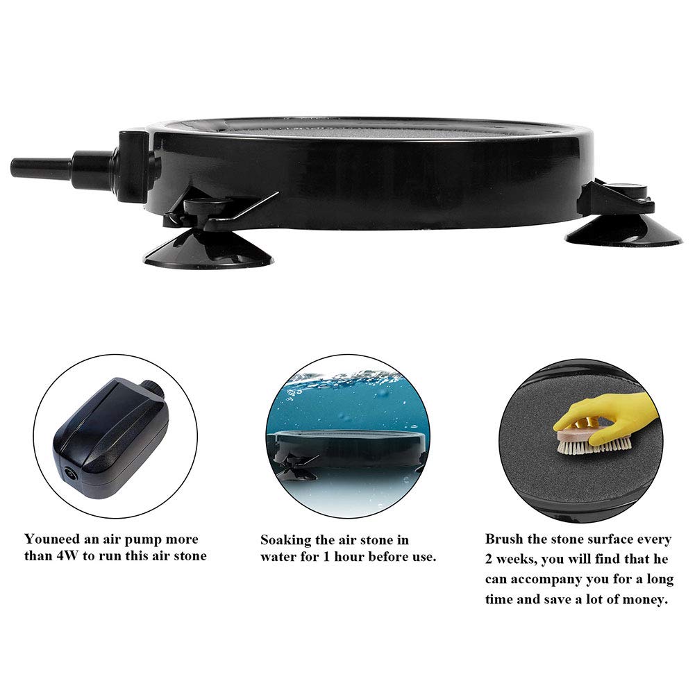 Vanace Air Stone 10,7 cm per acquari idroponici acquario piante pompa ad aria diffusore gorgogliatore