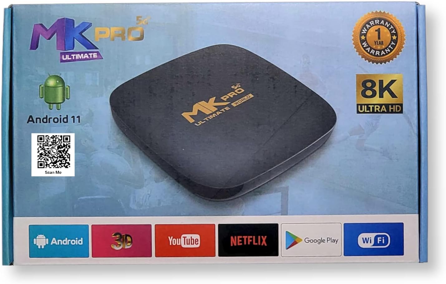 MK Pro 5G Ultimate Edition Android 11 Smart TV Box