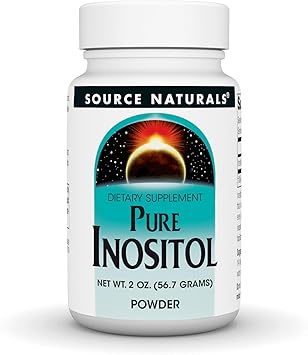 مصدر المواد الطبيعية النقية Inositol ، المكمل الغذائي - 2 oz POWDER