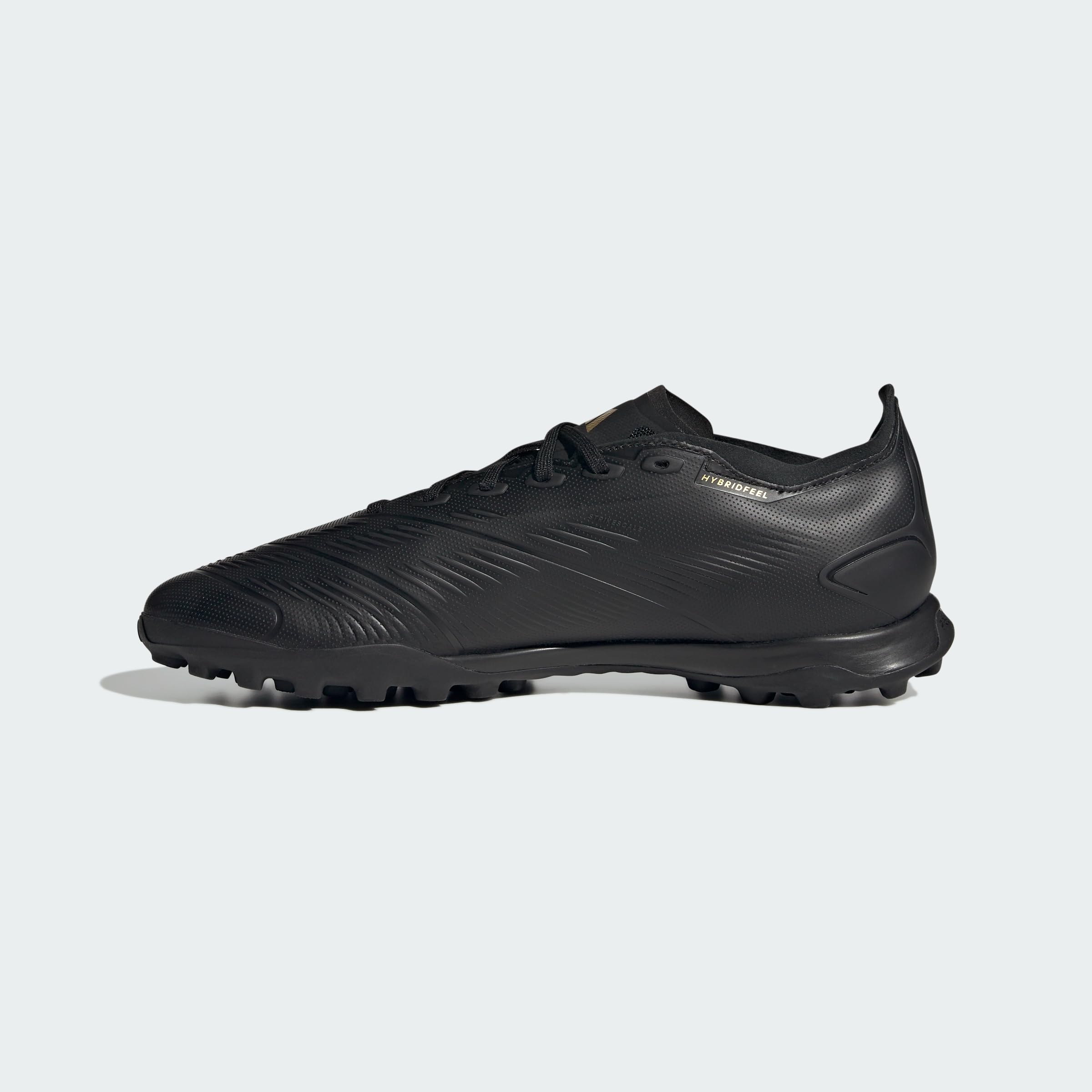 adidas League Turf Sneaker, Black/Carbon/Gold Metallic, 9.5