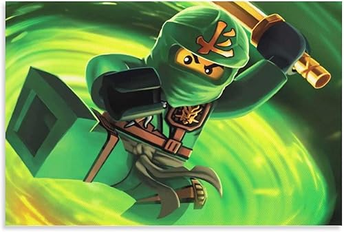 Miniatura 1 de Póster de anime para amantes del anime, arte de pared, póster de Ninjago Legacy of The Green Ninjago, pintura decorativa, lienzo, arte de pared,