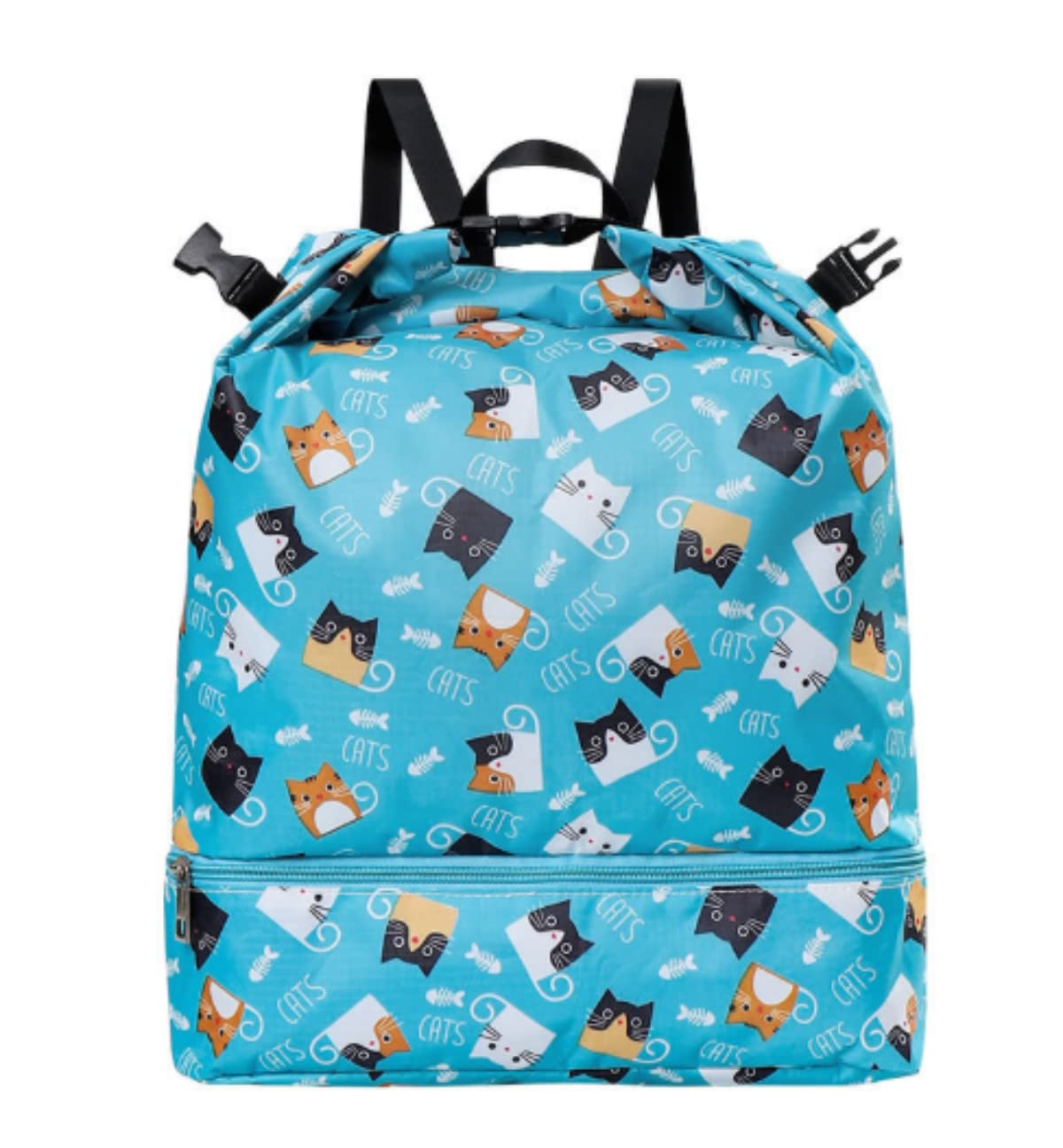Zaino Sportivo Impermeabile Per Bambini - Borsa Palestra, Spiaggia E Nuoto 34x32 Cm - Foto 2