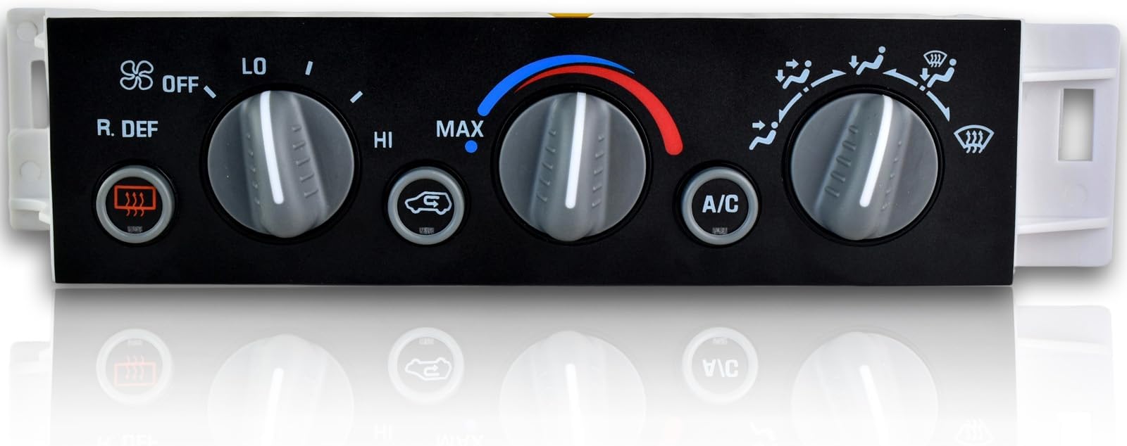 MuHize 599-006 16238885 A/C Heater Climate Control Module Compatible with1996-2000 Chevrolet Chevy Tahoe Suburban GMC Yukon 1572547 16231165 w/Rear Window Defogger Switch