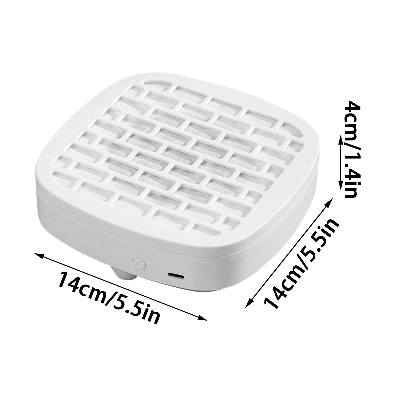 USB Rechargeable Nail Dust Collector - Powerful Dust Suction Machine, Portable USB Rechargeable Dusting Machine For Pedicure, Nail Dusts Collector For Manicure, Women, Girls, Travel, Home, Outdoor