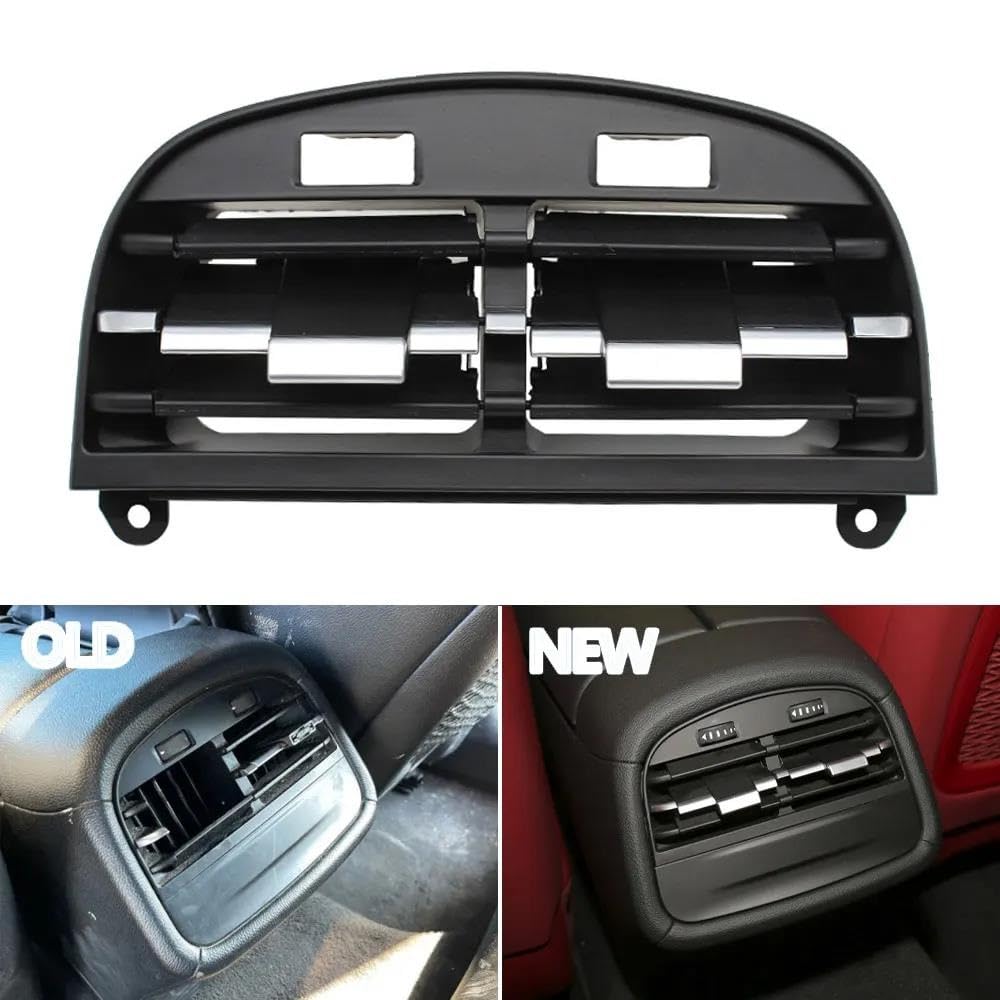 SYLTER Aria Condizionata Auto Bocchette per Maserati per Ghibli 2014-2020 Pannello di Copertura della Griglia Sfiato dell'Aria Condizionata della Console Posteriore Dell'auto(Rear Panel)