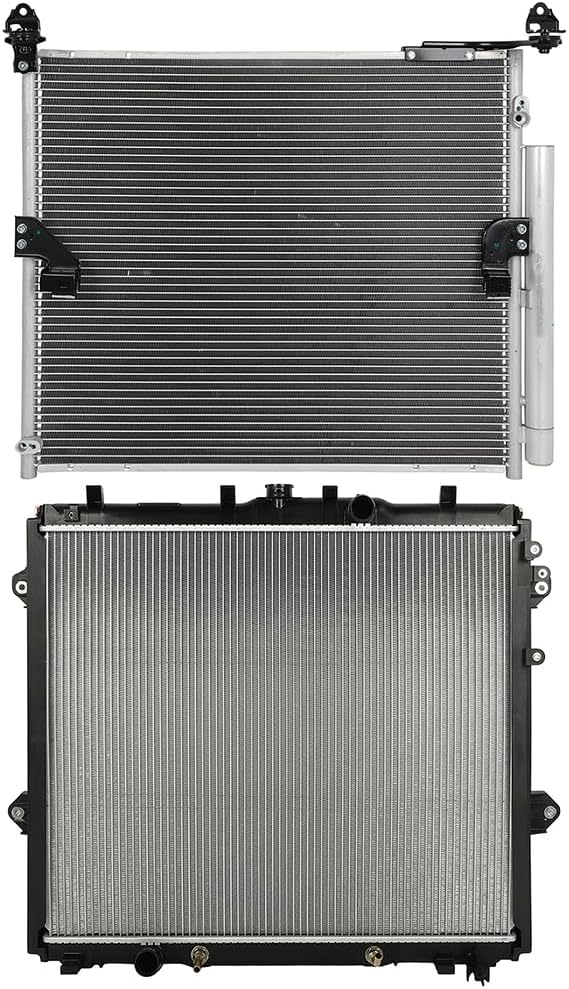 OCPTY Aluminum Radiator Replacement 2010-2020 for Toyota for 4Runner Plastic Radiator Auto Parts Complete radiator Radiator Engine Coolant Radiator Assembly Radiator
